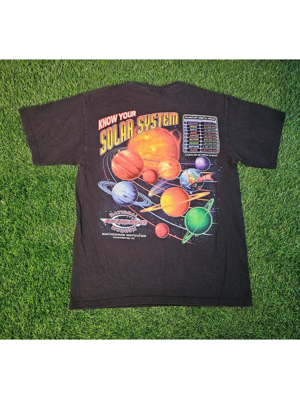 Vintage Smithsonian National Air Space Museum Solar System T-Shirt - Size M